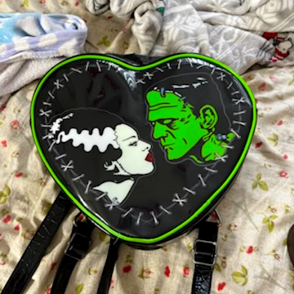 Frankenstein and His Bride Backpack